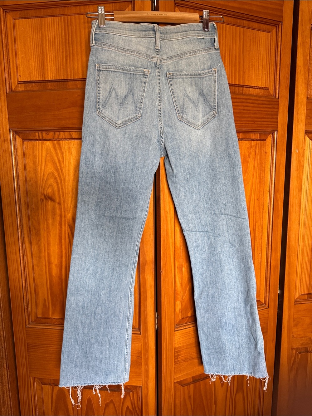 MOTHER Vintage-Light Blue Straight Leg Jeans - Picture 5 of 5